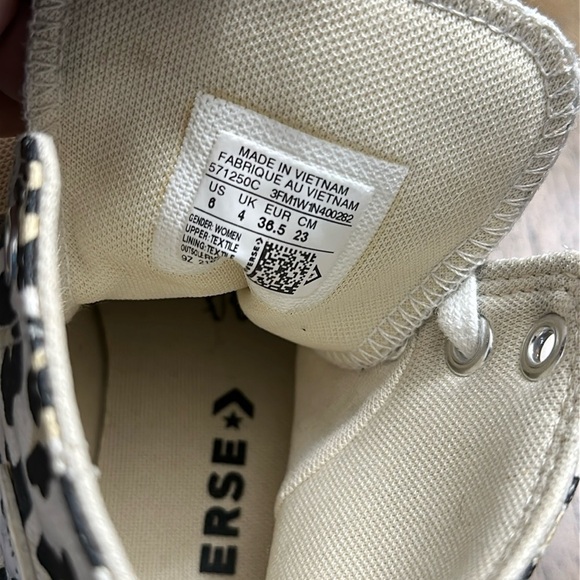 Converse Chuck Taylor All Star Leopard Lugged Platform High Top Canvas Womens 6 - Picture 8 of 12